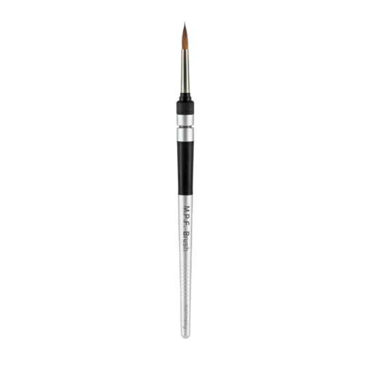 MPF Spring Brush, Kolinsky # 4, Silver
