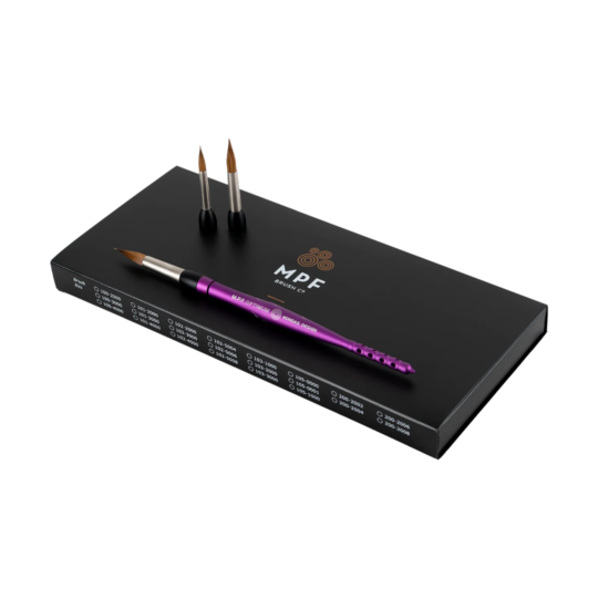 Optimumâ„¢ Lady, 3-in-1 Brush Kit - Purple